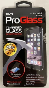 Tzumi ProGlass Tempered Glass Screen Protection iPhone 6 4.7" New - Picture 1 of 4