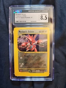 Pokemon 2003 Best Of Game Promo #4 Rocket's Scizor CGC 8.5 NM/M+ - Picture 1 of 2