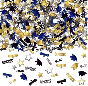 , Congrats Grad Graduation Confetti 2025 - Pack of 1000 | Graduation Decorations - Picture 1 of 12