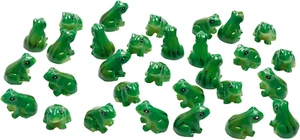 30 Pcs Green Resin Mini Frogs Figurines for Fairy Garden Terrarium Crafts - Picture 1 of 12