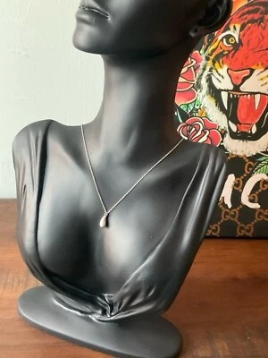 Tiffany & Co. Silver Tear Drop Necklace, 16 inch chain, NO BOX - Image 1 of 4