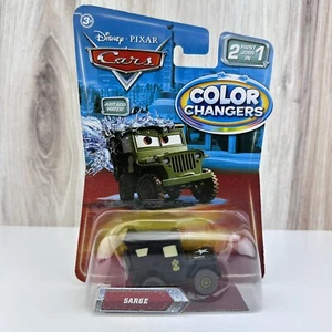 Disney Pixar Cars 2009 Color Changers Sarge 2009 NEW SEALED - Picture 1 of 6