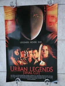 Urban Legends Final Cut movie poster  - 27 x 40 - Picture 1 of 6
