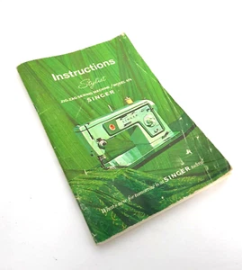 SINGER Stylist Zig-Zag Sewing Machine/Model 476 Instruction Book - Picture 1 of 3