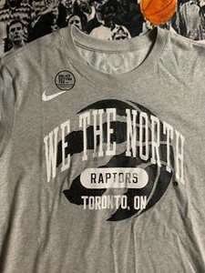 Nike Toronto Raptors We The North Dri-Fit Cotton T-shirt size M - Picture 1 of 7