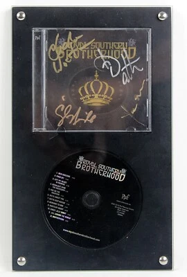 ROYAL SOUTHERN BROTHERHOOD All 4 Autographed CD & Case Framed 2012 - Image 1 of 3
