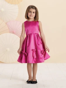 New Joan Calabrese Hot Pink Special Occasion Flower Girl's Dress 214372 Size 5 - Picture 1 of 1