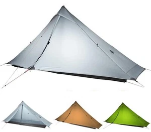3F LANSHAN2 Pro Camping Tent 1/2 Person Ultralight Outdoor Hiking Backpack Tent - Picture 1 of 39