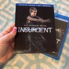 The Divergent Series: Insurgent (3D Blu-ray Blu-ray & DVD,  3-Disc Set) Slip **