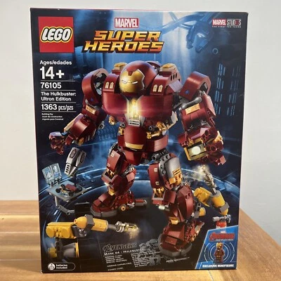 LEGO Marvel Super Heroes: The Hulkbuster Ultron Edition 76105 New Sealed Retired - Image 1 of 4