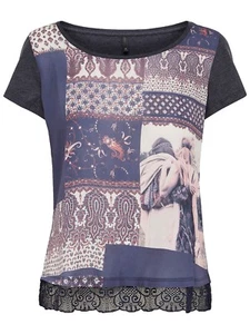 *278 NEU ONLY Damen T-Shirt Spitzen Shirt Top onlMIKA S/S TOP JRS  Gr. M - Bild 1 von 1