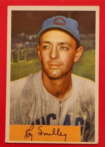 1954 Bowman Baseball #109 Roy Smalley Chicago Cubs - Bild 1 von 3