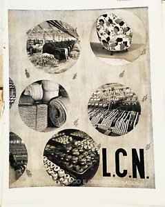 1938 PUBBLICITÀ LOCANDINA LINIFICIO CANAPIFICIO NAZIONALE - Imagen 1 de 1