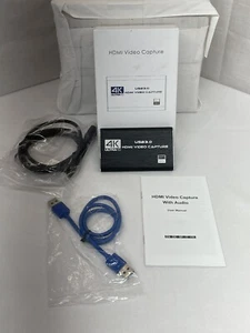 4K Audio Video Capture Card, USB 3.0 HDMI Video Capture Device Full HD Recording - Picture 1 of 5