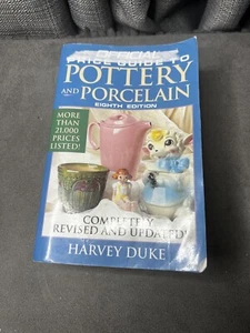 Official Price Guide to Pottery & Porcelain Book PB 1995 Harvey Duke 8th Edition - Imagen 1 de 7