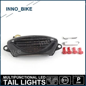 LED Taillight Turn Signal Brake Integrated For Honda VTR1000 1997 - 2005 2004 03 - Foto 1 di 7