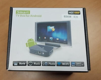 TV BOX SMART FOR ANDROID + CAVO HDMI + MOUSE + TELECOMANDO CONSEGNA 24/48H BRT - Immagine 1 di 4