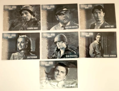 7 Vtg. 2002 Twilight Zone Stars Trading Cards - Image 1 of 4