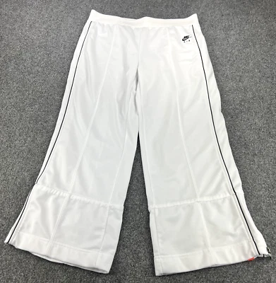 Pantalones deportivos vintage Nike Air para mujer XL blancos tiro bajo acampanados Foto 1 de 4