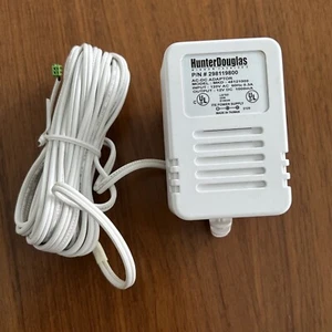 HUNTER DOUGLAS 298119800 AC-DC ADAPTOR - INPUT: 120AC OUTPUT: 12V DC - Picture 1 of 2