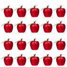  24 Pcs Christmas Tree Apple Pendant Simulation Apples Pendants