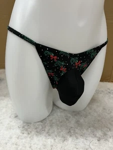 Victoria’s Black String Thong Size Medium POUCH PANTIES Men’s lingerie - Picture 1 of 5