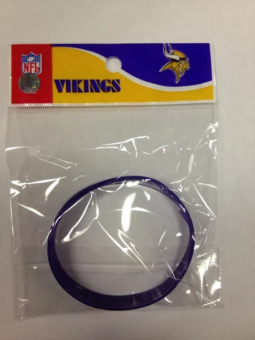 Minnesota Vikings Single Rubber Wristband New Cover