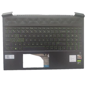 Teclado reposamanos verde L72597-001 L72598-001 para HP Pavilion 15-EC caja abierta - Imagen 1 de 4