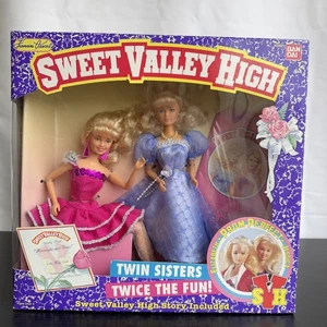 Ban Dai Sweet Valley High Prom Perfect Twins Elizabeth & Jessica NIB Excellent - Picture 1 of 10