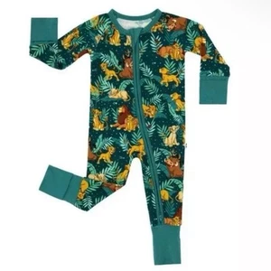 NEW Little Sleepies Simba’s Sky The Lion King 18-24 Months Zippies Disney Bamboo - Picture 1 of 13