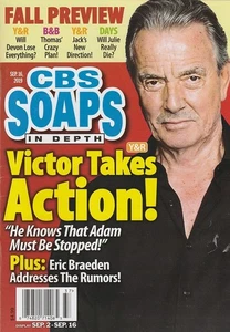 CBS Soaps In Depth Sept 16, 2019 KATE LINDER-MARK GROSSMAN-DENISE RICHARDS-NADIA - Picture 1 of 5