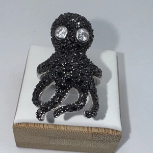 Sterling Silver Octopus Ring Sz 8.25 - Picture 1 of 6