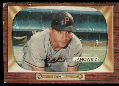 1955 Bowman #114 Vic Janowicz - GOOD - Image 1 of 2