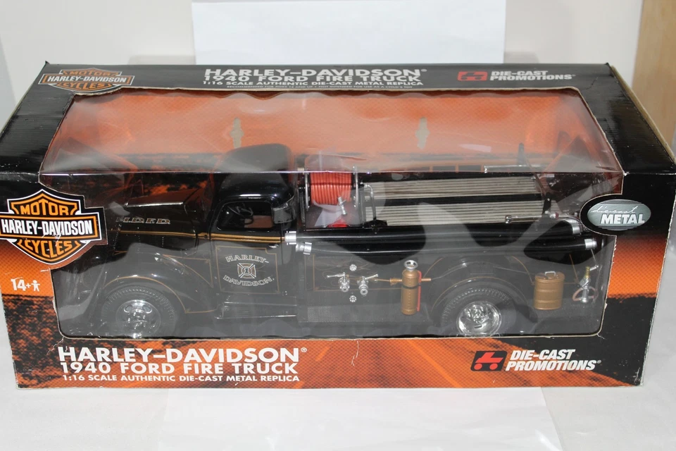 DIE CAST PROMOTIONS / ERTL Harley-Davidson 1940 Ford Fire Truck 1:16 Scale - Image 1 of 4