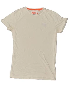 Camiseta Top SUPERDRY Para Hombre Ajustada XL Algodón Blanco BF22 - Imagen 1 de 4