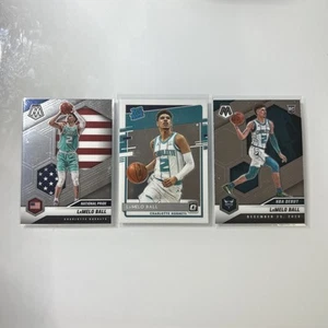 (3) LaMelo Ball All RC π₯ 2020-21 Optic Rated Rookie #153 Mosaic NBA Debut Pride - Picture 1 of 7