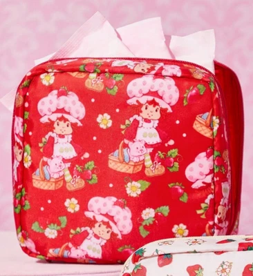 Strawberry Shortcake Women's Feminine Period Pad Zipper Storage Container Bag - Image 1 of 3
