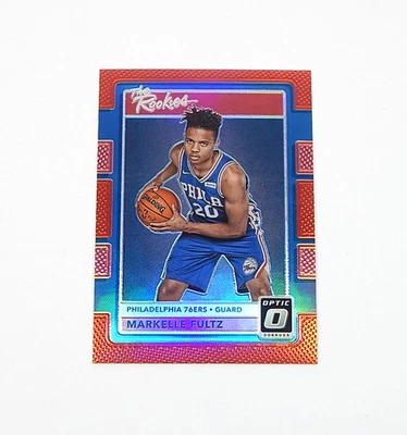 2017-18 Panini Donruss Optic Red Prizm Markelle Fultz RC #1 The Rookies /99 - Image 1 of 2