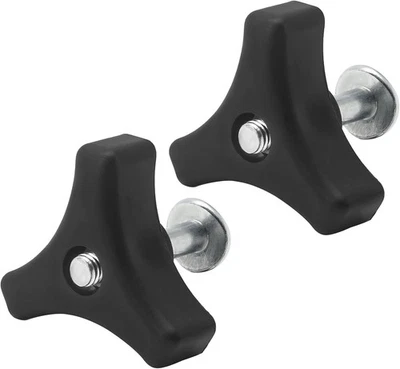 BRAND: MURTENZE Murtenze 2 Sets Lawn Mower Handle Knobs Nut Bolt, Triangle Knob Screw...