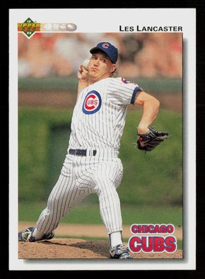 Les Lancaster 1992 Upper Deck #481 Chicago Cubs Baseball Card - Image 1 of 2