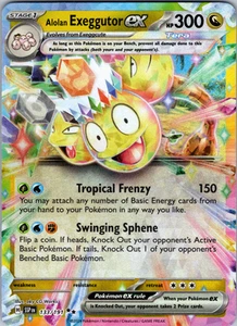 Alolan Exeggutor ex 133/191 SV08: Surging Sparks Double Rare - NM - Picture 1 of 2