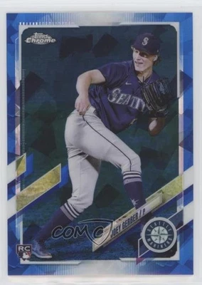 2021 Topps Chrome Update Sapphire Edition Joey Gerber #US102 Rookie RC - Image 1 of 2