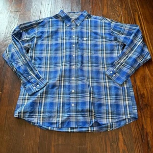 Cinch Shirt Mens 3XL Blue Black Plaid Flip Cuff Western Cowboy Rodeo MTW104927 - Picture 1 of 11