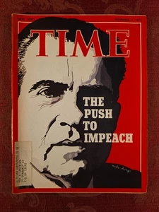 TIME magazine November 5 1973 Nov 11/5/73 THE PUSH TO IMPEACH PRESIDENT NIXON - Picture 1 of 1