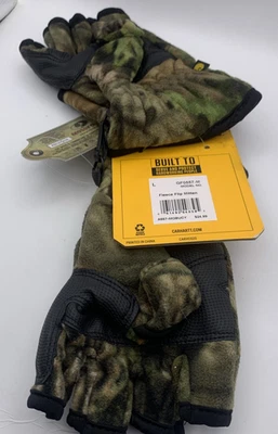 Carhartt Men's Flip-It Camo Gloves Fleece Flip Mittens Size L - Image 1 of 4