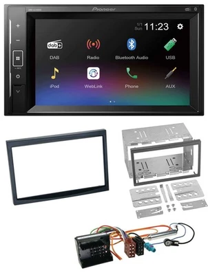 Pioneer DAB MP3 2DIN Bluetooth USB Autoradio für Peugeot 207 307 Expert Partner - Bild 1 von 4