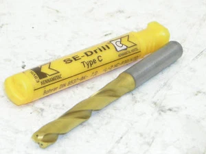 NEW KENNAMETAL 7.00mm SOLID CARBIDE COOLANT SE-DRILL B225A07000 TiN - Picture 1 of 4