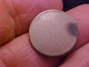 Blank Planchet Penny Found in Wheat Cent Roll That Contained Several 1922 Plains - Picture 1 of 2