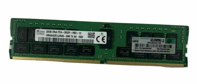 HP 32GB DDR4-2933 Server Memory Kit (P06189-001)