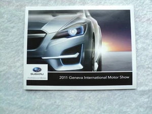 SUBARU 2011 GENEVA MOTOR SHOW VERKAUFSPROSPEKT 28 SEITEN GUTER ZUSTAND - Bild 1 von 6